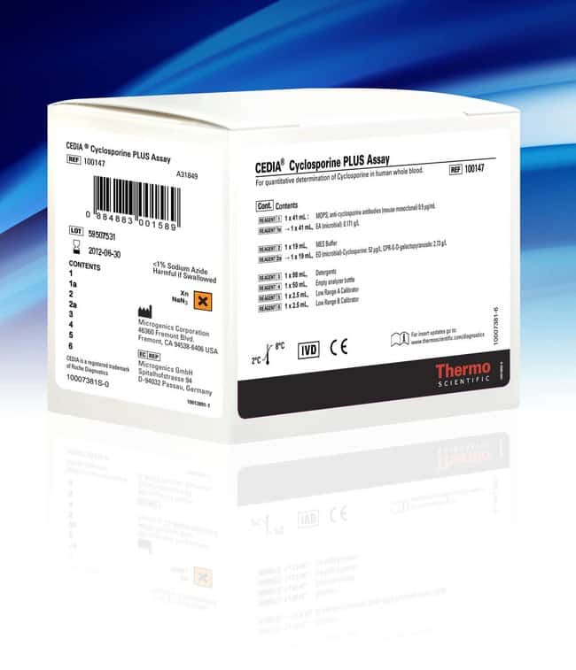 CEDIA™ Cyclosporine (CsA) Immunoassays and Calibrators