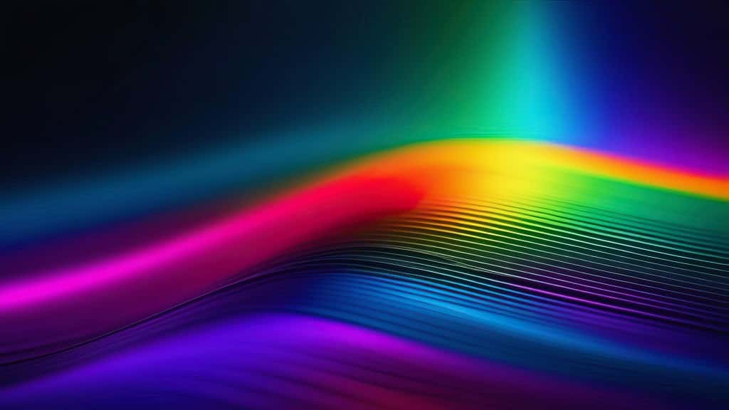 Visible spectrum of light